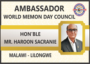 HAROON SACRANIE MALAWI LILONGWE